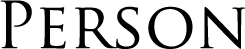 Person_タイトル